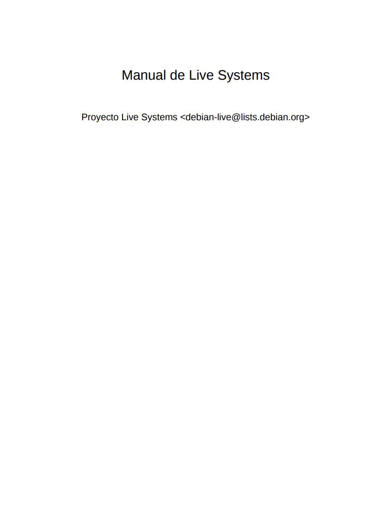Imágen de pdf Manual de Live Systems